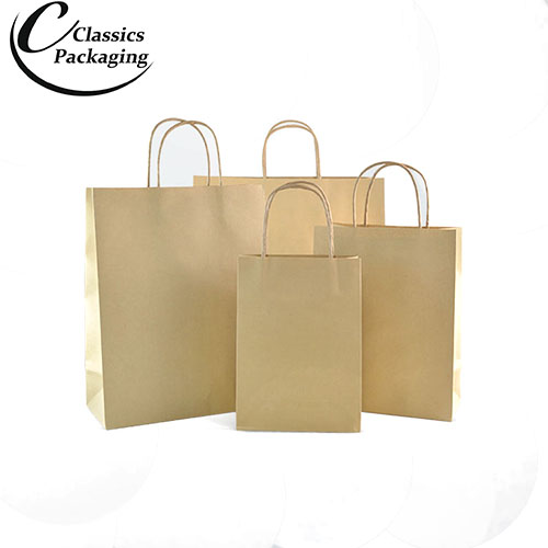 Kraft Customized Paper Bags From Classics Packaging